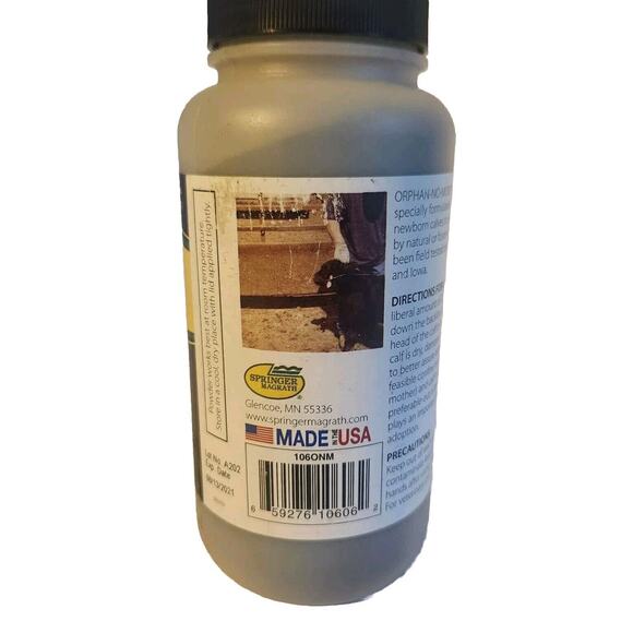 Orphan No More Calf Claimer Powder 9 oz Aids in Calf Adoption - Picture 3 of 3